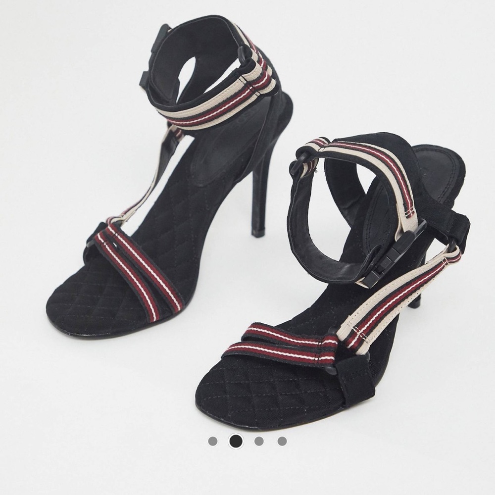 ASOS Design sporty strapped ankle heel. Size Women’s 9.
